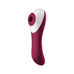 Vibrador de presión de aire Satisfyer, vibrador de punto G, Dual Crush, vibrador doble insertable de presión de aire, rojo vino Satisfyer - Imagen 5