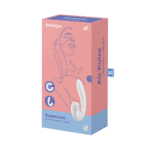 Vibrador de presión de aire Satisfyer, vibrador doble, Supernova, vibrador doble insertable de pulsaciones de aire, antiguo Satisfyer - Imagen 4