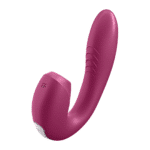 Satisfyer vibrador de ondas de aire – vibrador doble – Sunray - vibrador doble insertable de ondas de aire - Berry Satisfyer - Imagen 3
