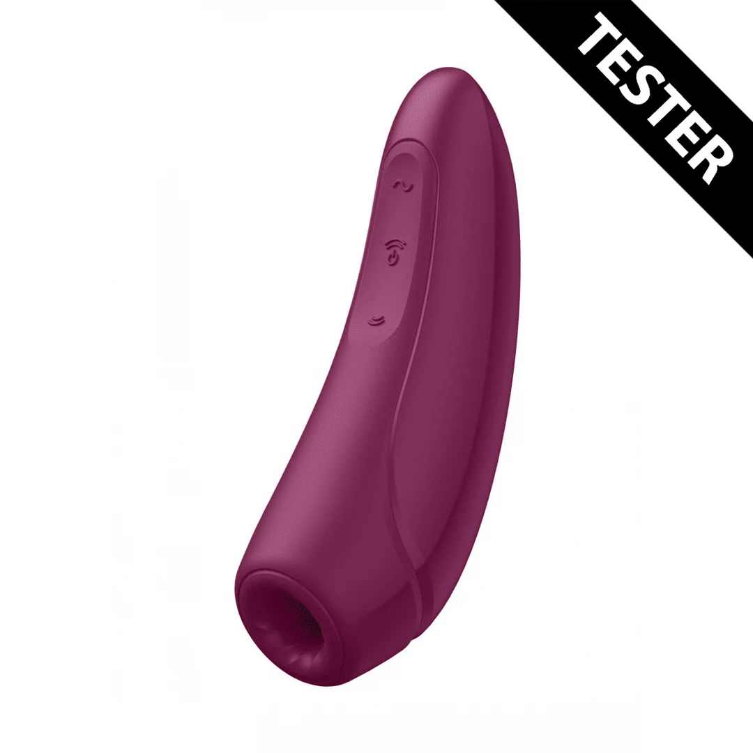 4020747 Satisfyer vibrador de ondas de aire – estimulador de clítoris – Curvy 1Plus - estimulador de ondas de aire y vibración Satisfyer de prueba - Imagen 1