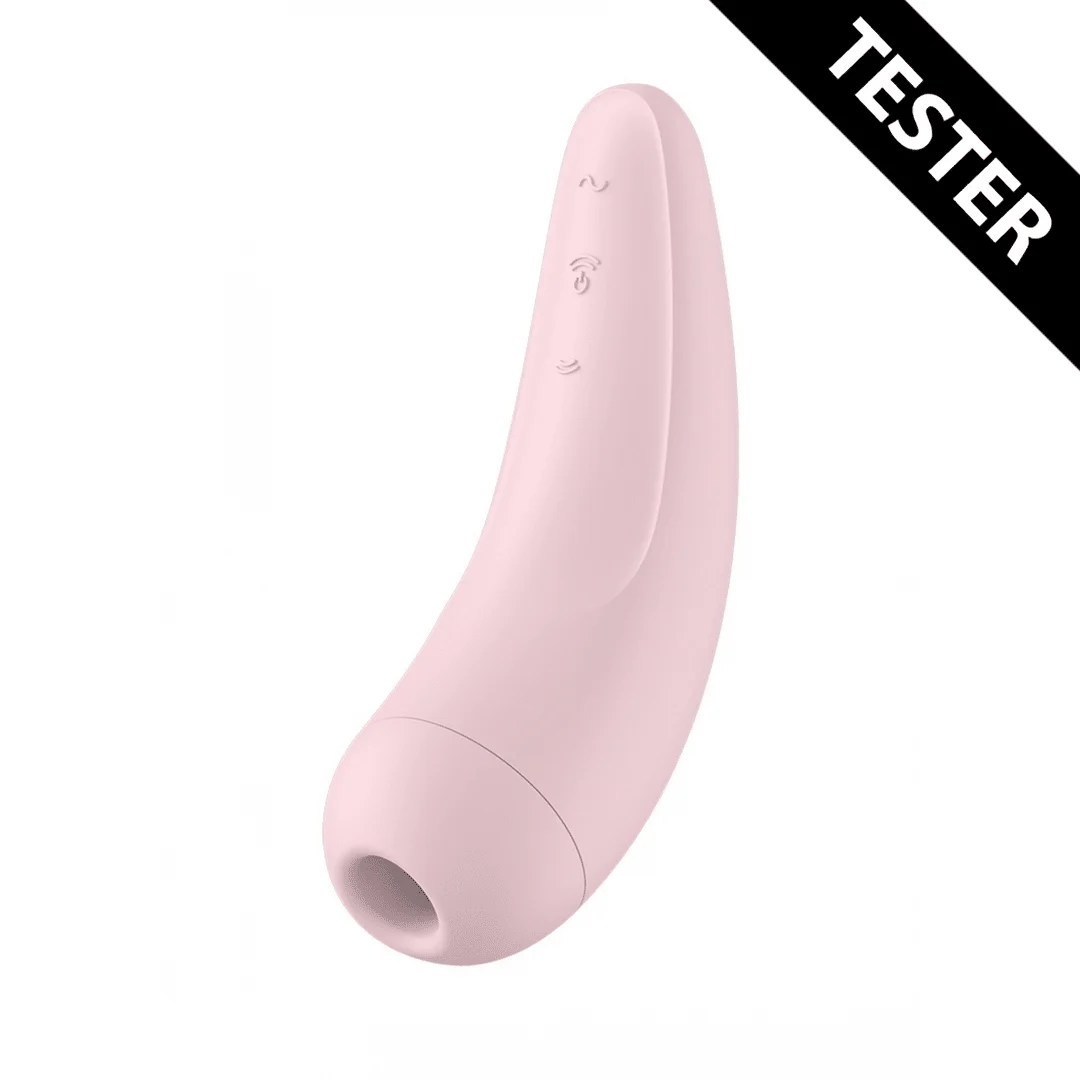 Satisfyer vibrador de ondas de aire – estimulador de clítoris – Curvy 2Plus - estimulador de ondas de aire y vibración Satisfyer de prueba - Imagen 1