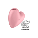 Vibrador de ondas de aire Satisfyer – Estimulador de clítoris – Cutie Heart - Air Pulse Stimulator and Vibration - Light Satisfyer - Imagen 5