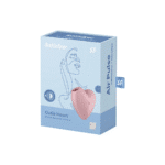 Vibrador de ondas de aire Satisfyer – Estimulador de clítoris – Cutie Heart - Air Pulse Stimulator and Vibration - Light Satisfyer