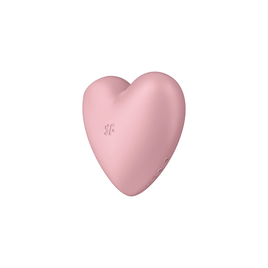 Vibrador de ondas de aire Satisfyer – Estimulador de clítoris – Cutie Heart - Air Pulse Stimulator and Vibration - Light Satisfyer - Imagen 3