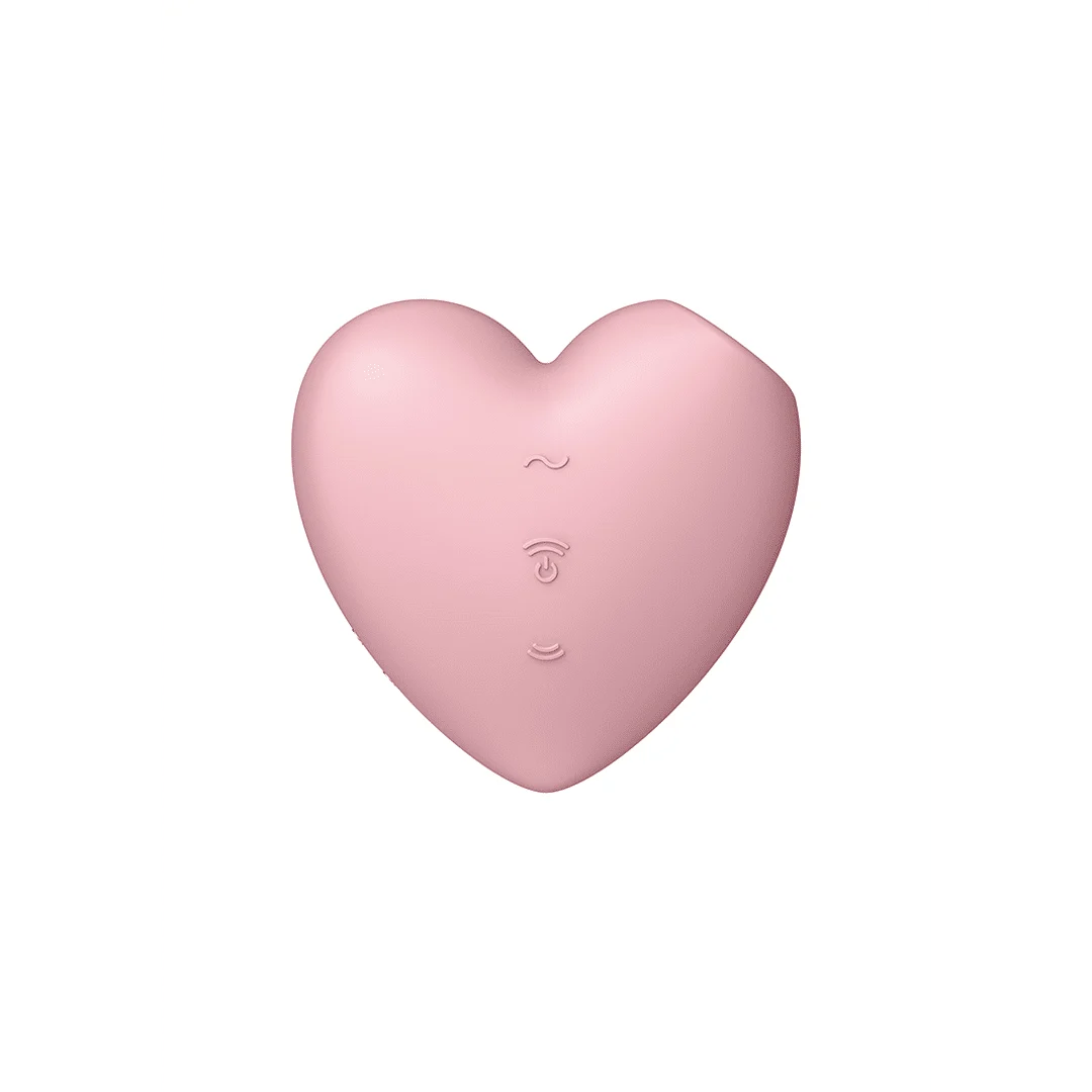 Vibrador de ondas de aire Satisfyer – Estimulador de clítoris – Cutie Heart - Air Pulse Stimulator and Vibration - Light Satisfyer - Imagen 4