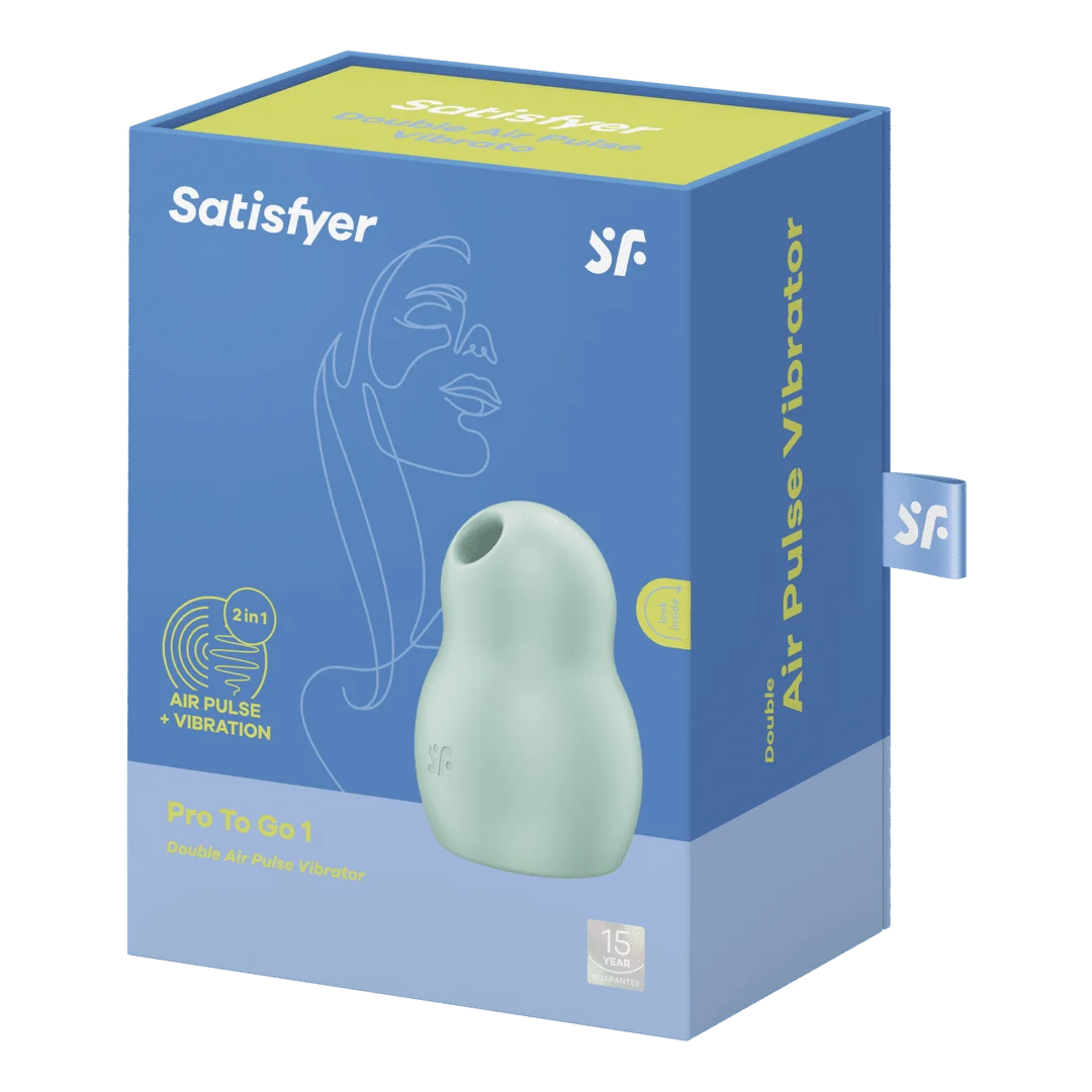 Vibrador de presión de aire Satisfyer con 11 intensidades de ondas de presión – Pro To Go 1 - Imagen 6