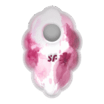 Vibrador de presión de aire Satisfyer con más de 10 modos, estampado rojo - Imagen 2