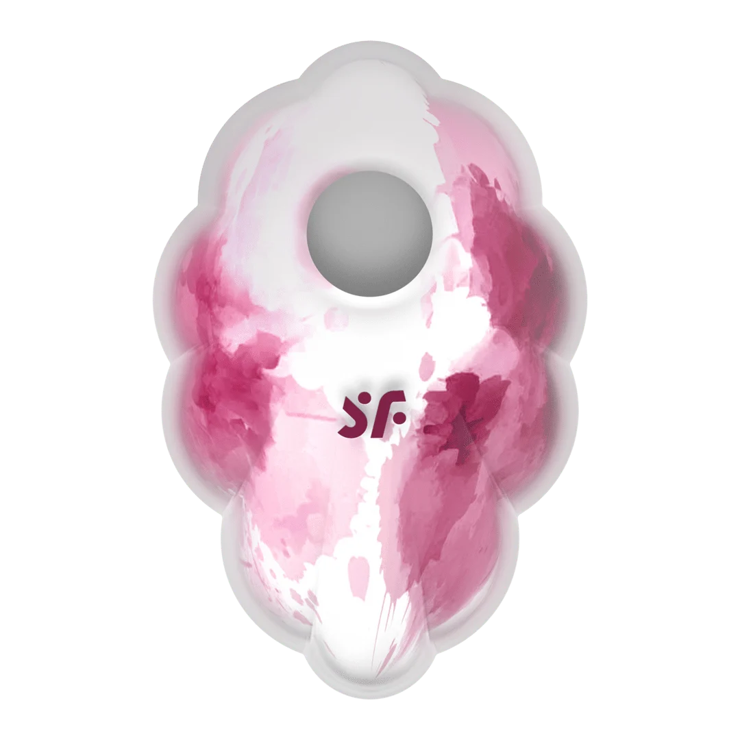 Vibrador de presión de aire Satisfyer con más de 10 modos, estampado rojo - Imagen 2