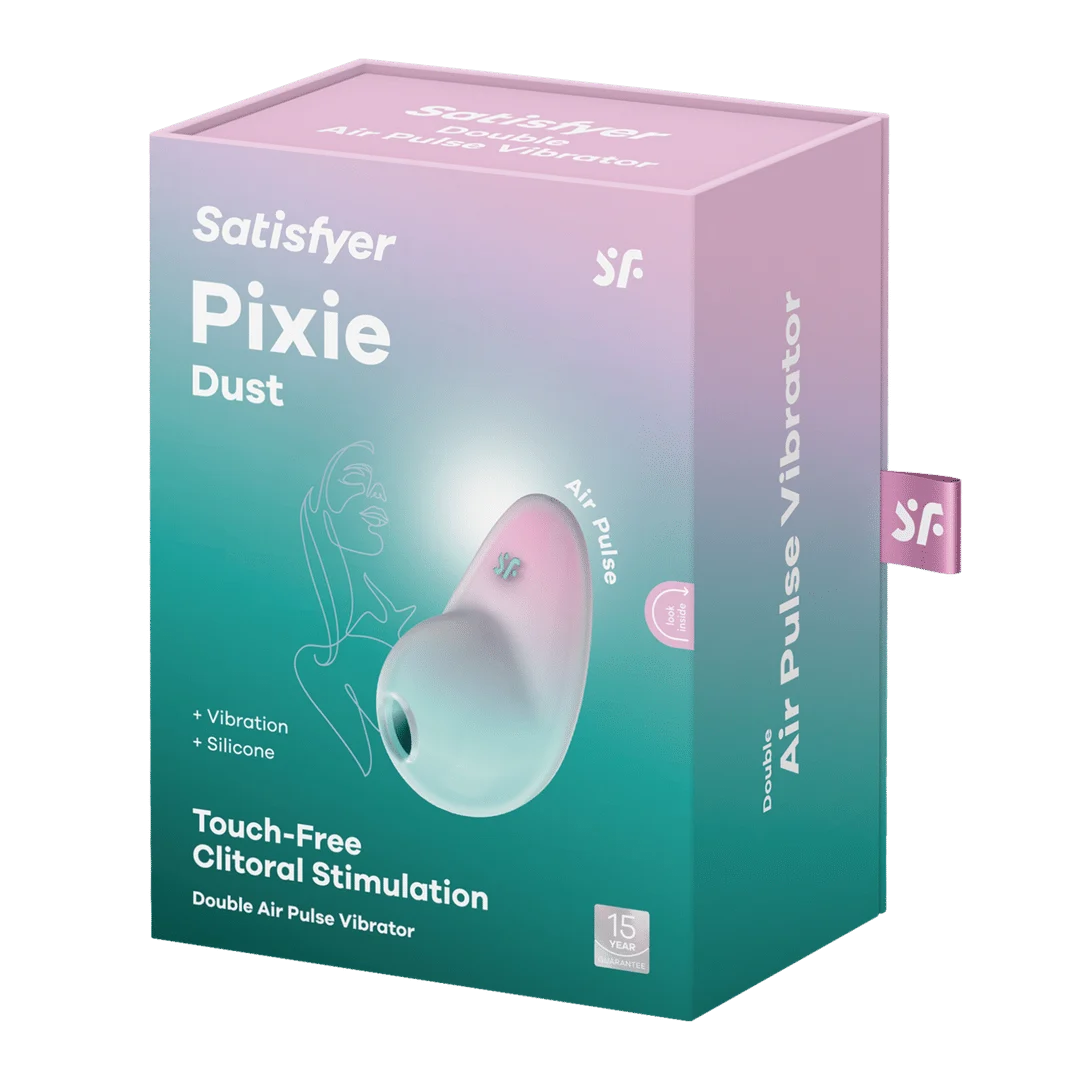 Vibrador de presión de aire Satisfyer – Estimulador de clítoris – Pixie Dust - Estimulador clitoriano - Mint/ Satisfyer - Imagen 1