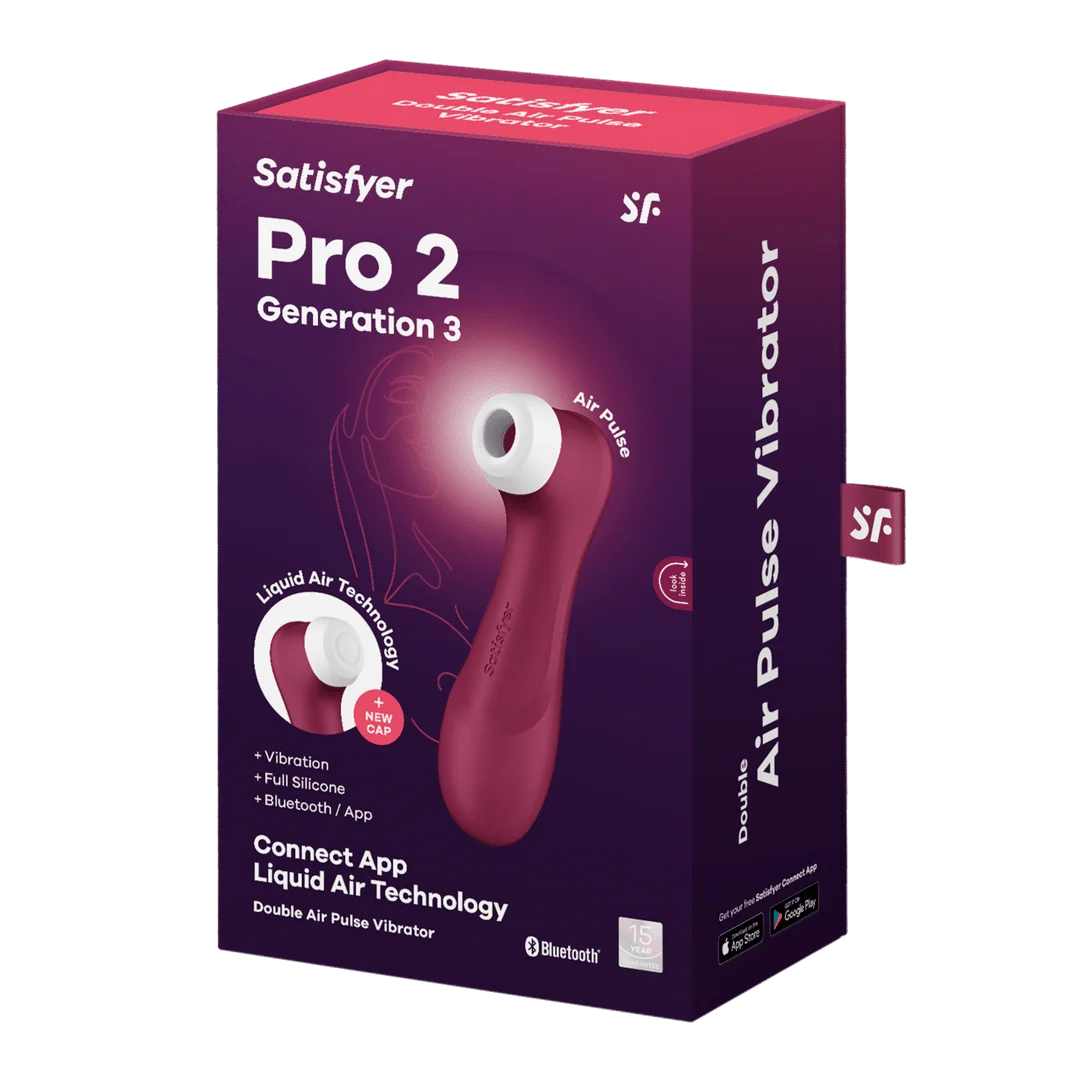 Satisfyer Pro 2 Generation 3 con Liquid Air y app Connect, negro - Imagen 1