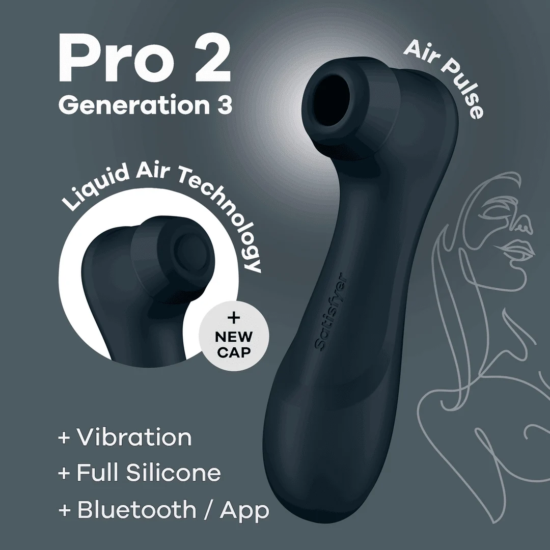 Satisfyer Pro 2 Generation 3 con Liquid Air y app Connect, negro - Imagen 12