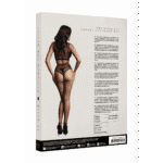 Conjunto de lencería con detalles de rejilla y abertura frontal para un look sensual con curvas - LIN - Imagen 32