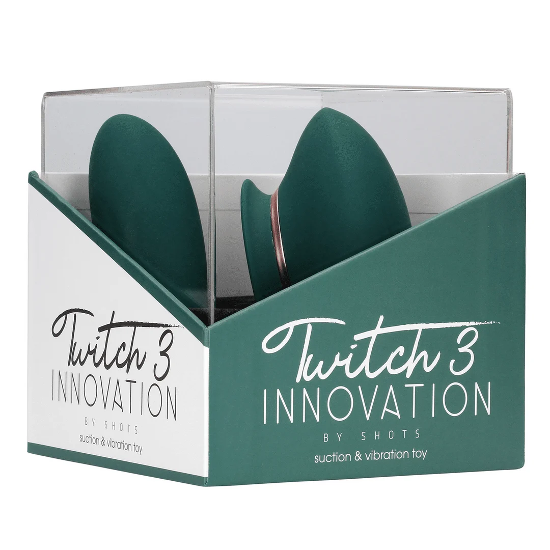 Vibrador de presión de aire – Estimulador con lengua móvil – Twitch 3 - Vibrador recargable y succión/ Innovation by Shots - Imagen 19