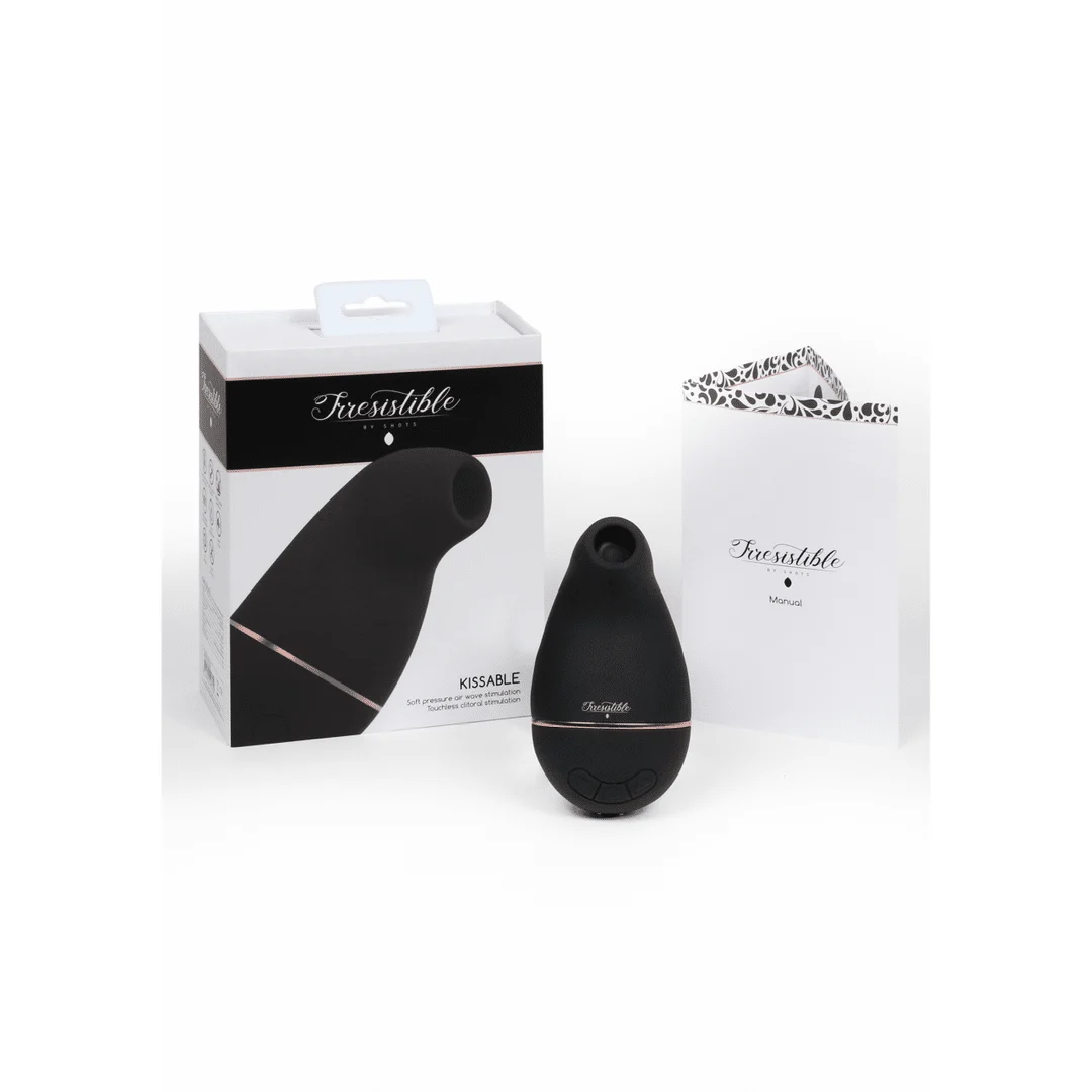 Vibrador de presión de aire – Estimulador de clítoris – Kissable - Vibrador de succión Irresistible by Shots - Imagen 3