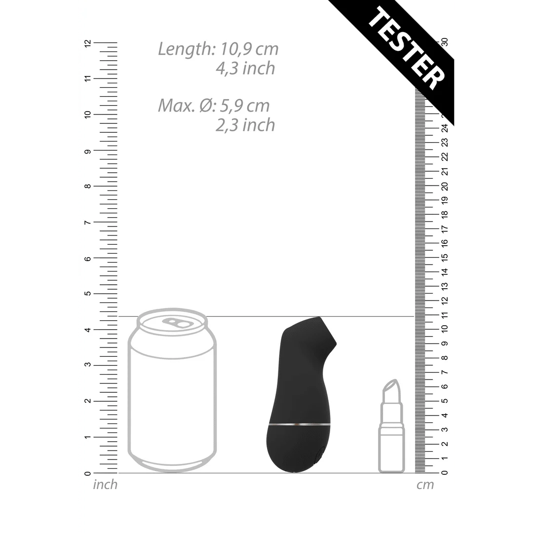 Vibrador de presión de aire – Estimulador de clítoris – Kissable - Vibrador de succión Irresistible by Shots - Imagen 24