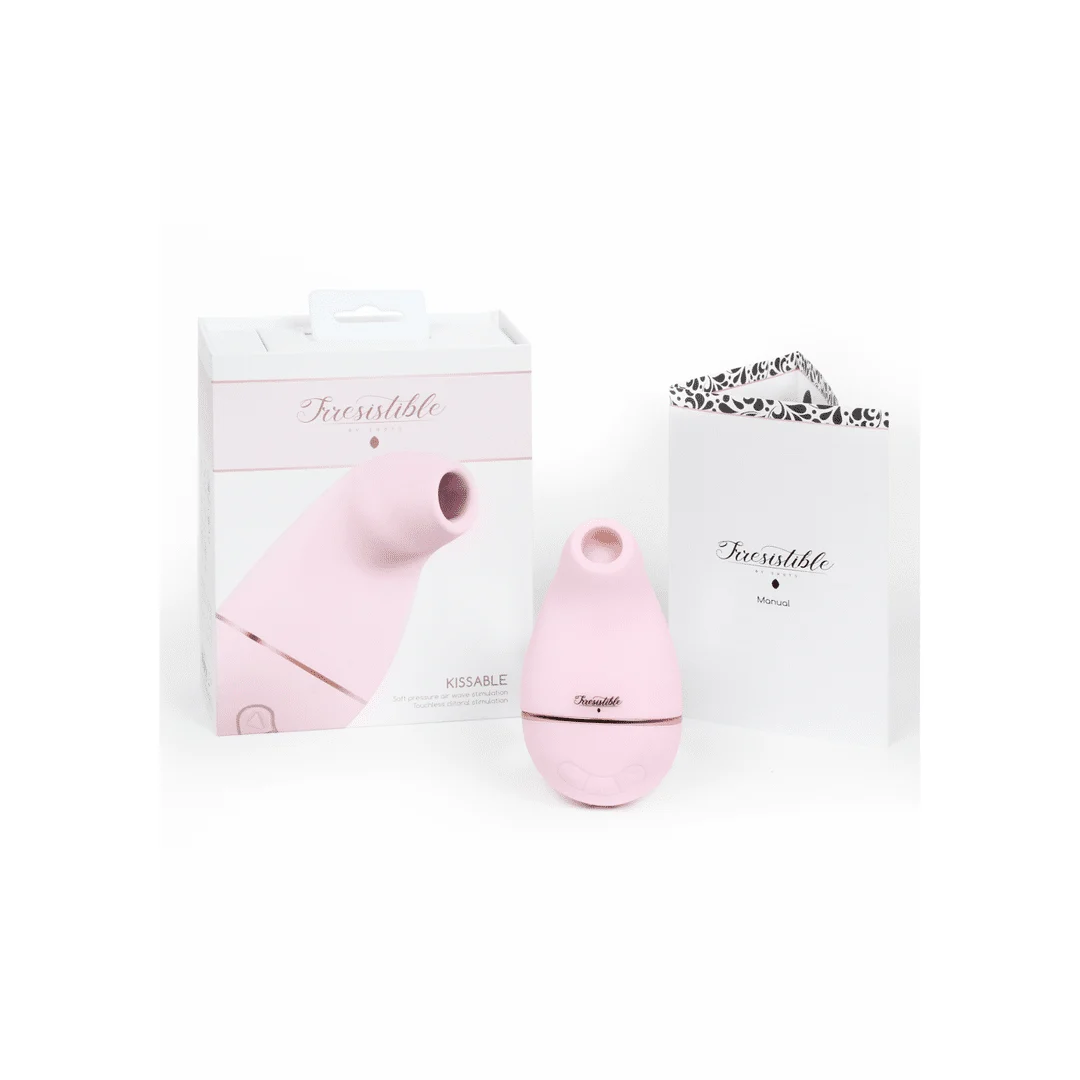 Vibrador de presión de aire – Estimulador de clítoris – Kissable - Vibrador de succión Irresistible by Shots - Imagen 9