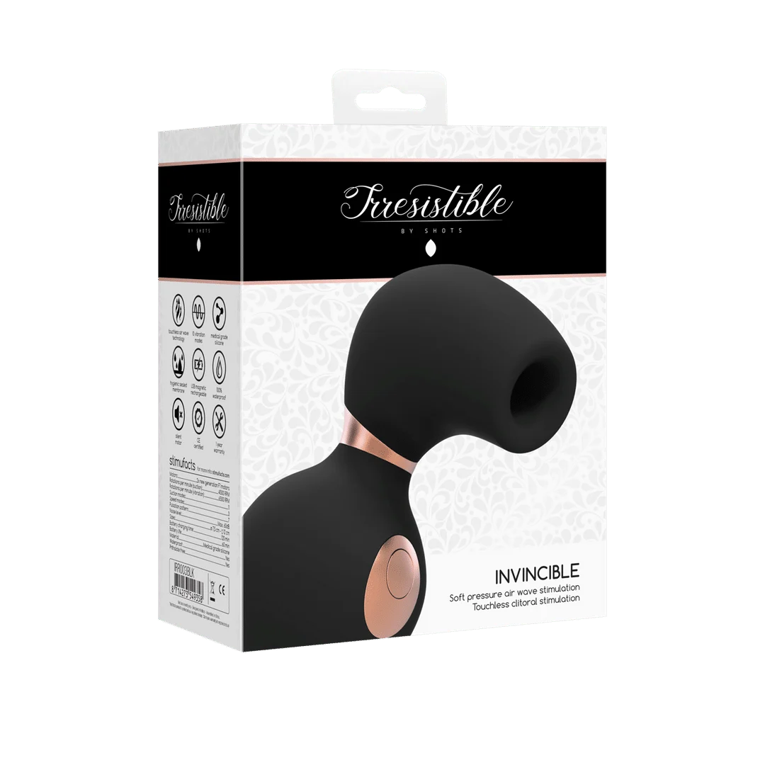 Vibrador de clítoris con 10 velocidades, irresistible e invencible, rosa, de prueba, Irresistible by Shots - Imagen 1