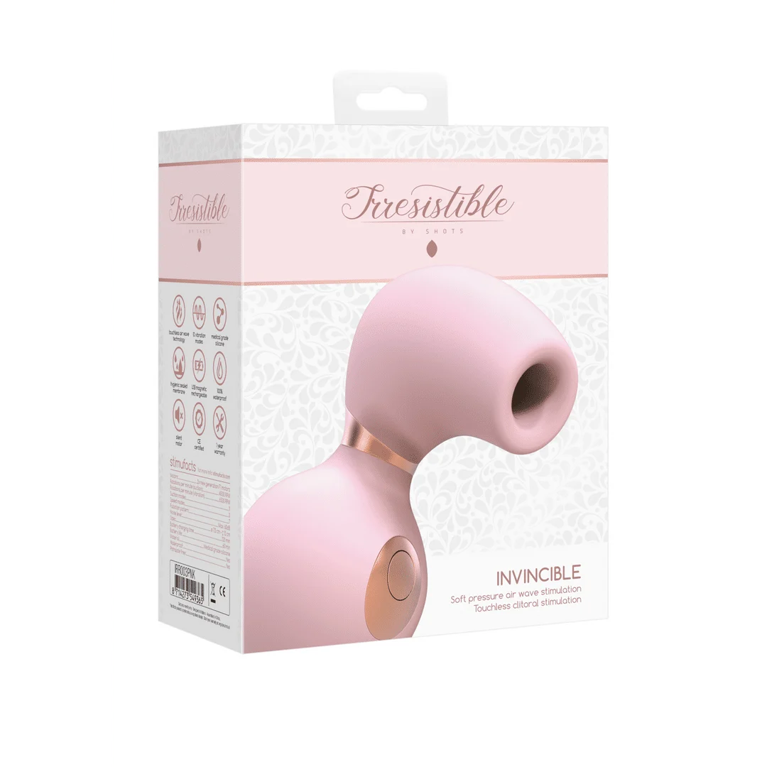 Vibrador de clítoris con 10 velocidades, irresistible e invencible, rosa, de prueba, Irresistible by Shots - Imagen 12