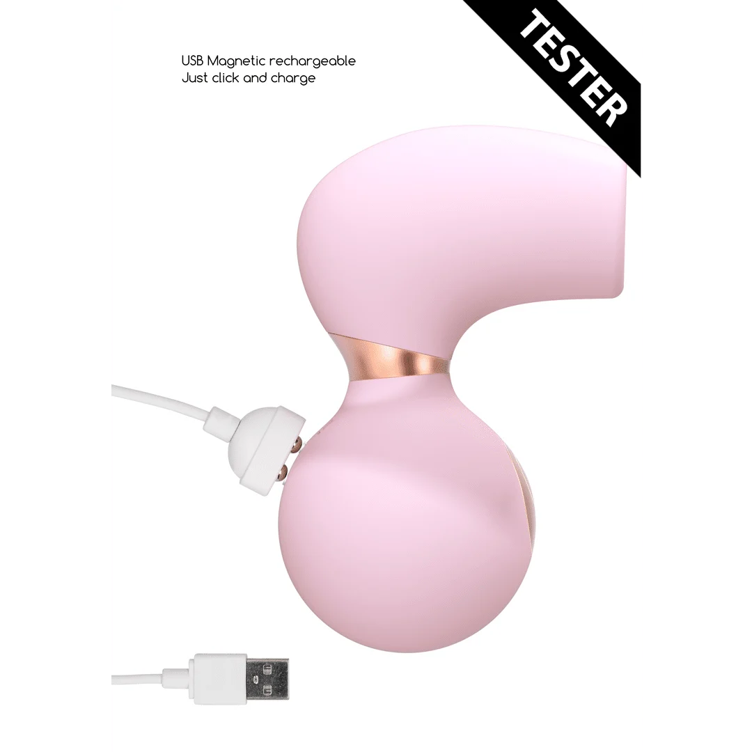 Vibrador de clítoris con 10 velocidades, irresistible e invencible, rosa, de prueba, Irresistible by Shots - Imagen 4