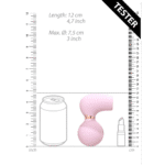 Vibrador de clítoris con 10 velocidades, irresistible e invencible, rosa, de prueba, Irresistible by Shots - Imagen 6