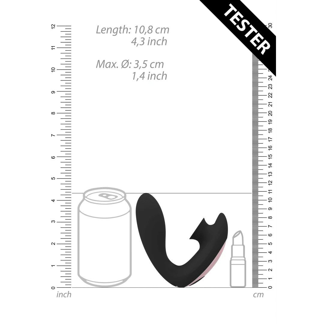 Vibrador de succión – Vibrador de punto G – Gewenst - Vibrador flexible de pulsos de aire Irresistible by Shots - Imagen 22