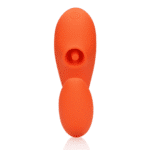 Vibrador de presión de aire – Vibrador para el punto G – Vibrador para el punto G con ondas pulsantes clitorianas – Untamed Orange Loveline by Shots - Imagen 4