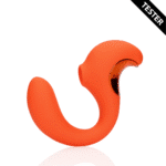 Vibrador de presión de aire – Vibrador para el punto G – Vibrador para el punto G con ondas pulsantes clitorianas – Untamed Orange Loveline by Shots - Imagen 8