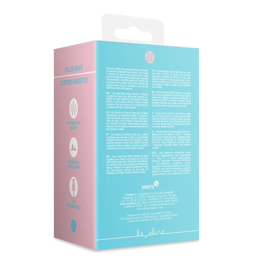 Vibrador de ondas de aire | Estimulador de clítoris | Vibrador de ondas de pulsación para el clítoris | Arctic Loveline by Shots - Imagen 2