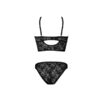 Bralette y braguita de encaje Magic Silk, negro, 2X - Imagen 11