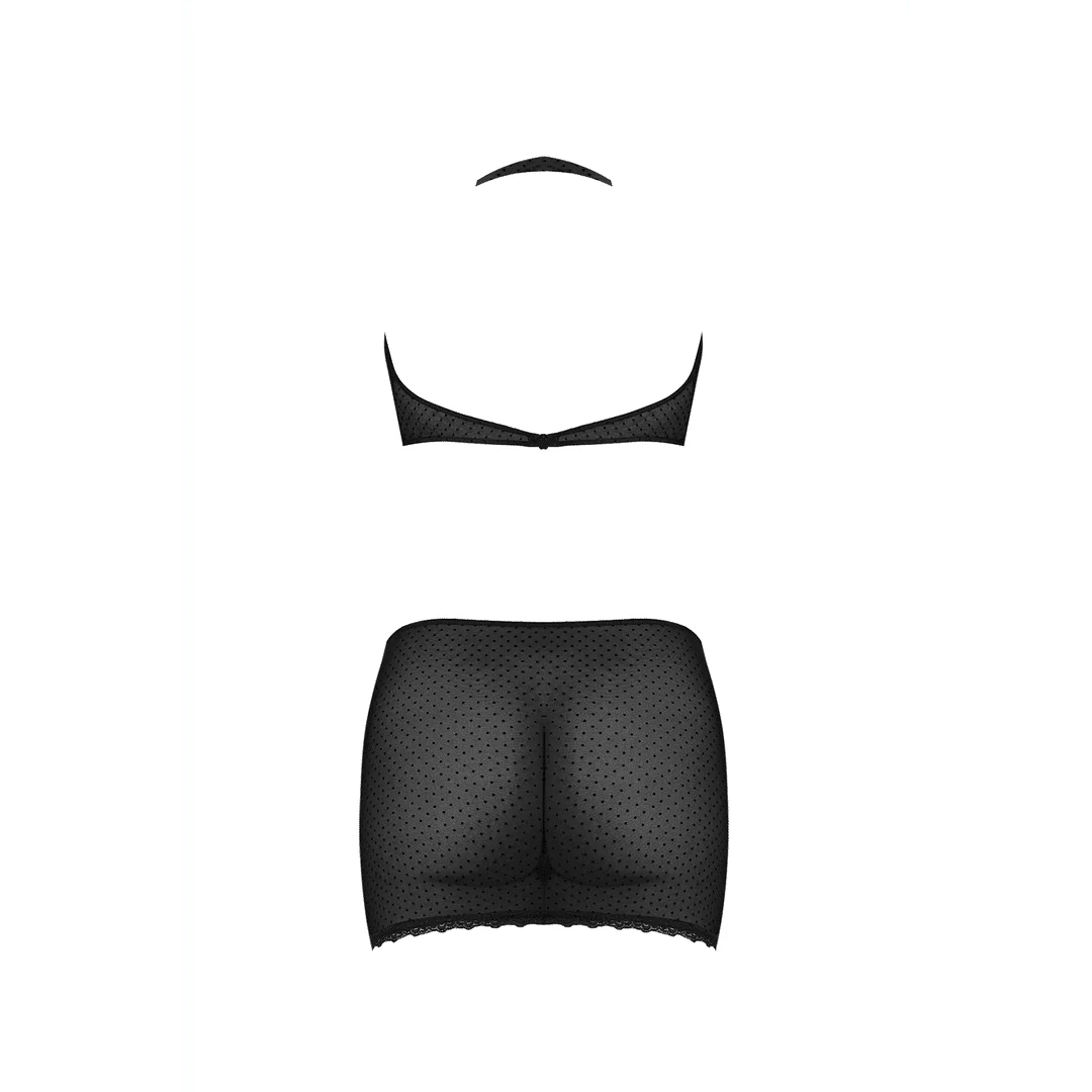 Top halter de tul de lunares y minifalda de Magic Silk - Imagen 17