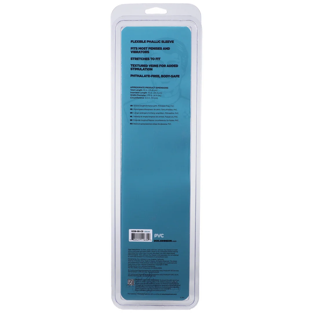 Funda para el pene con abertura hueca – 10 / 25 cm - Imagen 2