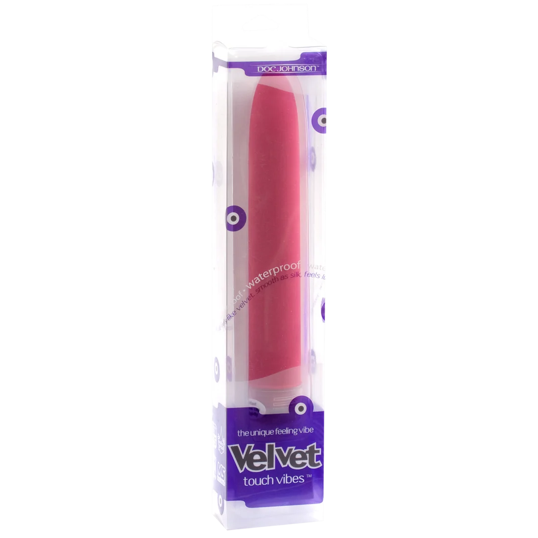 0340-04-BX-2 Vibrador impermeable Doc Johnson Velvet Touch Vibe Duty Rose Doc Johnson - Imagen 1