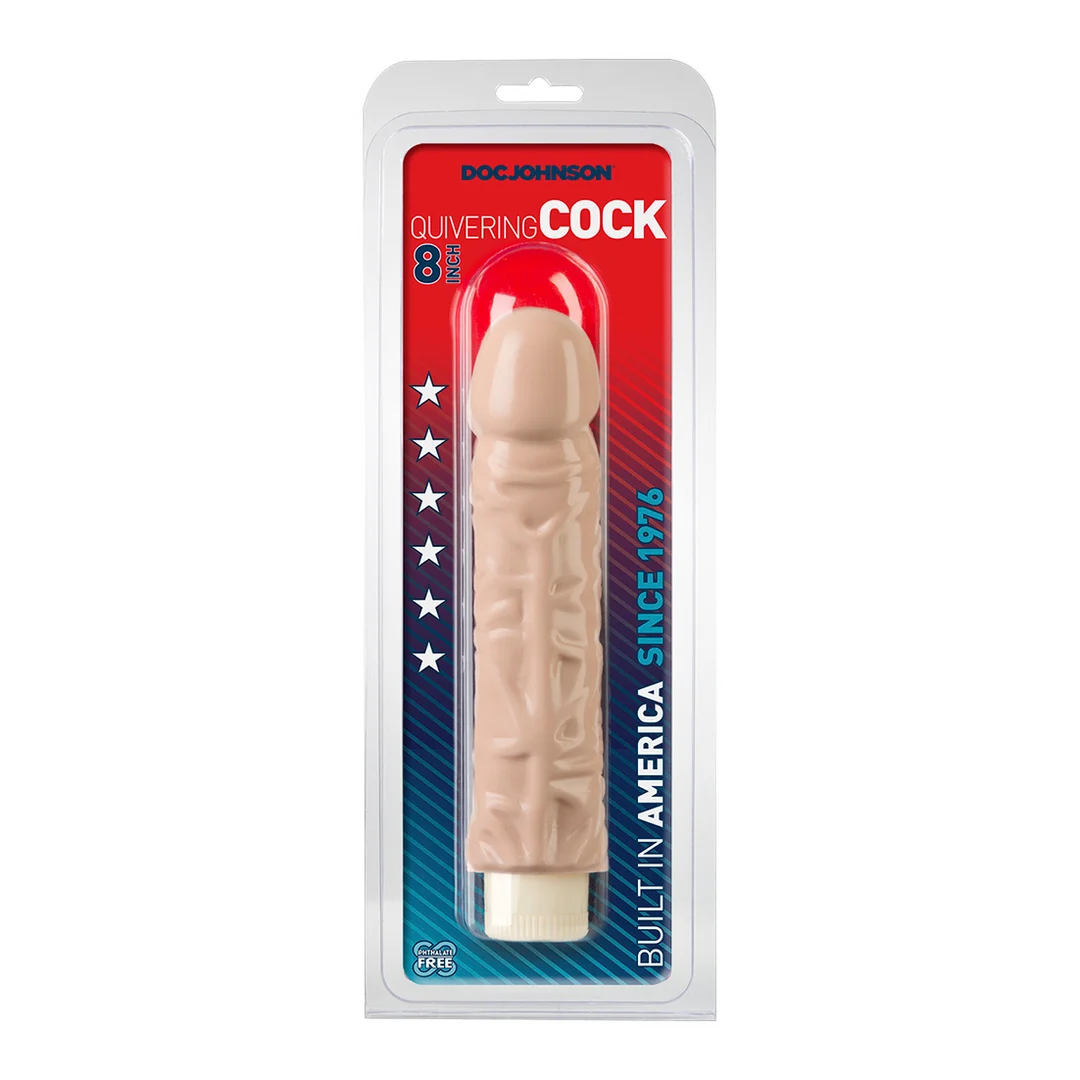 Vibrador multispeed Quivering Cock de Doc Johnson - Imagen 1
