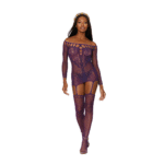 Conjunto de liguero de red y encaje para realzar tus curvas - Dreamgirl - Imagen 4