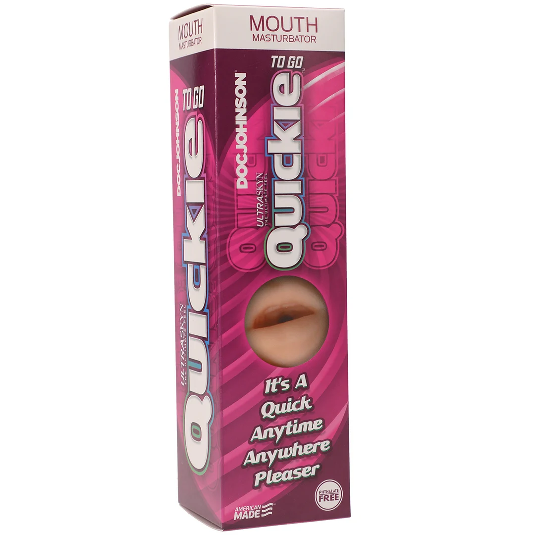 Masturbador oral con agarre acanalado – masturbador oral - Imagen 1