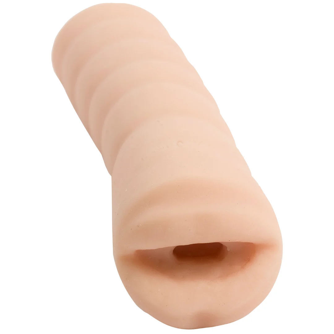 Masturbador oral con agarre acanalado – masturbador oral - Imagen 3