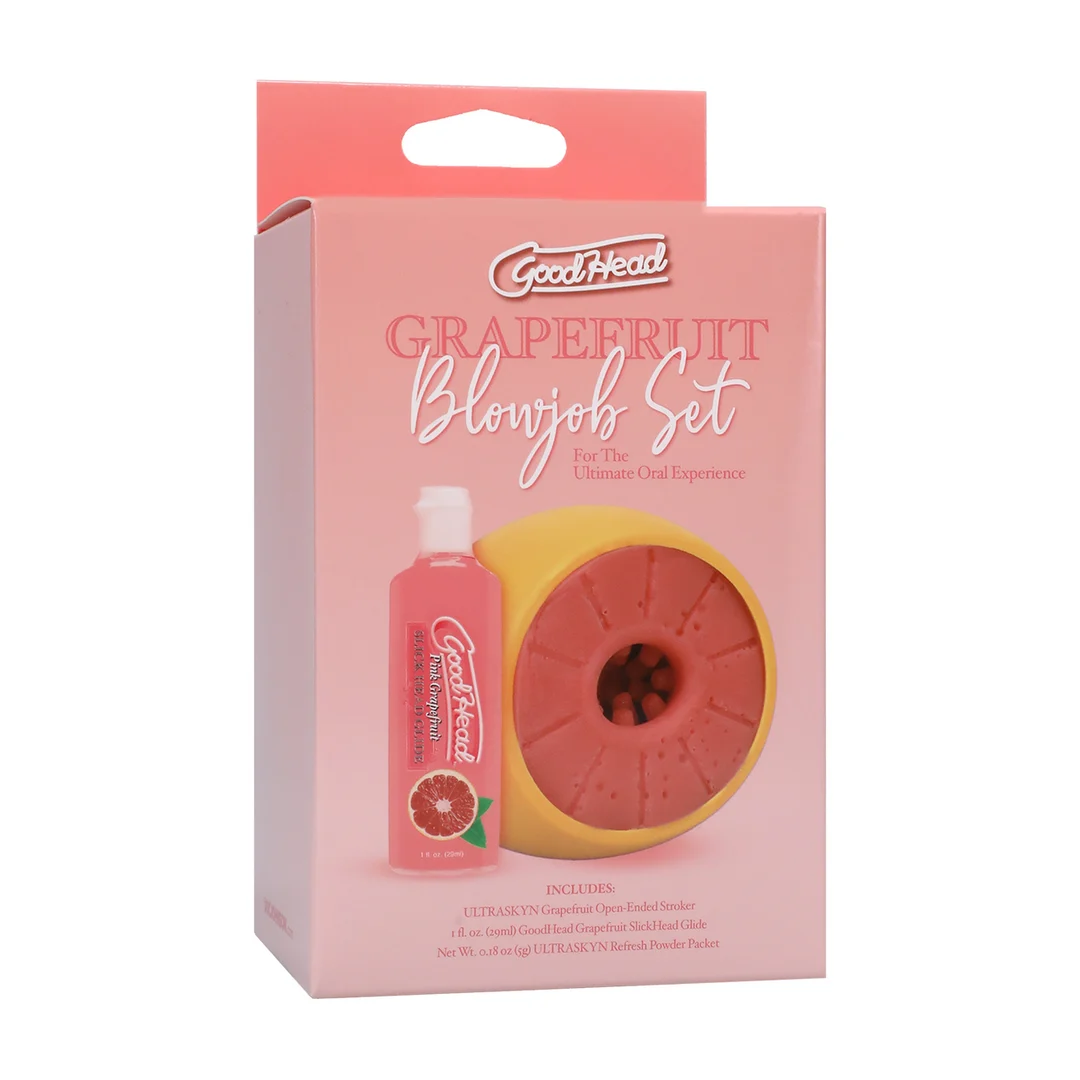 0682-35-BX-2 Doc Johnson Grapefruit Blowjob Set - Imagen 1