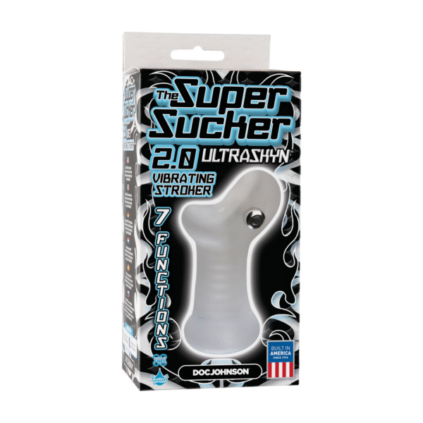 Doc Johnson Super Sucker 2.0 masturbador vibrador con forma de boca