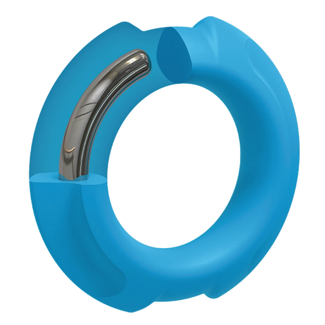 Anillo para el pene sin vibración y con núcleo metálico – Flexisteel - Imagen 2