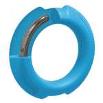 Anillo para el pene sin vibración, con núcleo interior de metal y silicona: 43 mm - Imagen 2