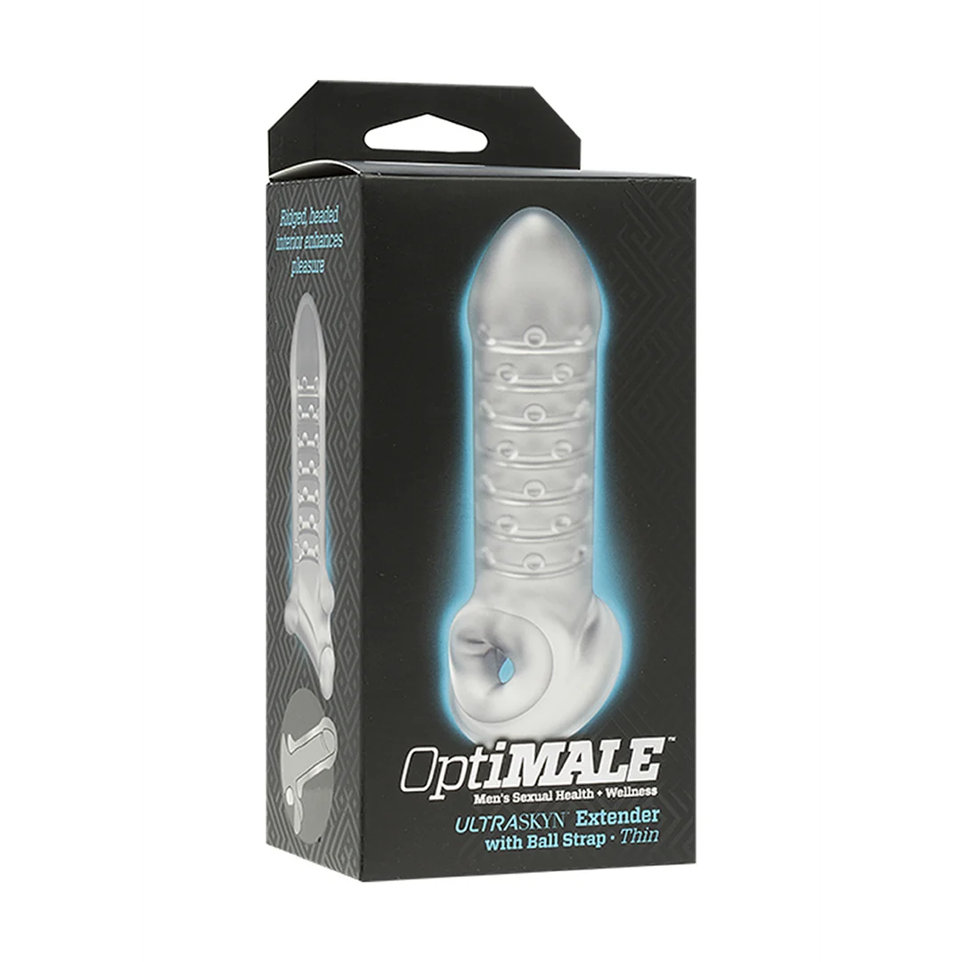 Thin Extender de Doc Johnson con correa testicular - Imagen 1