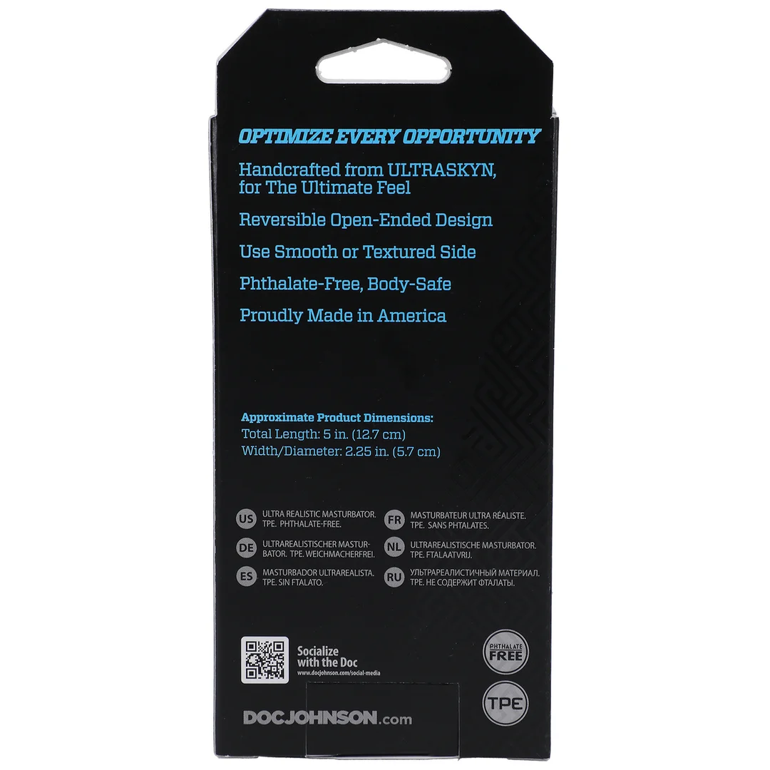 Masturbador reversible Link ULTRASKYN de Doc Johnson - Imagen 2