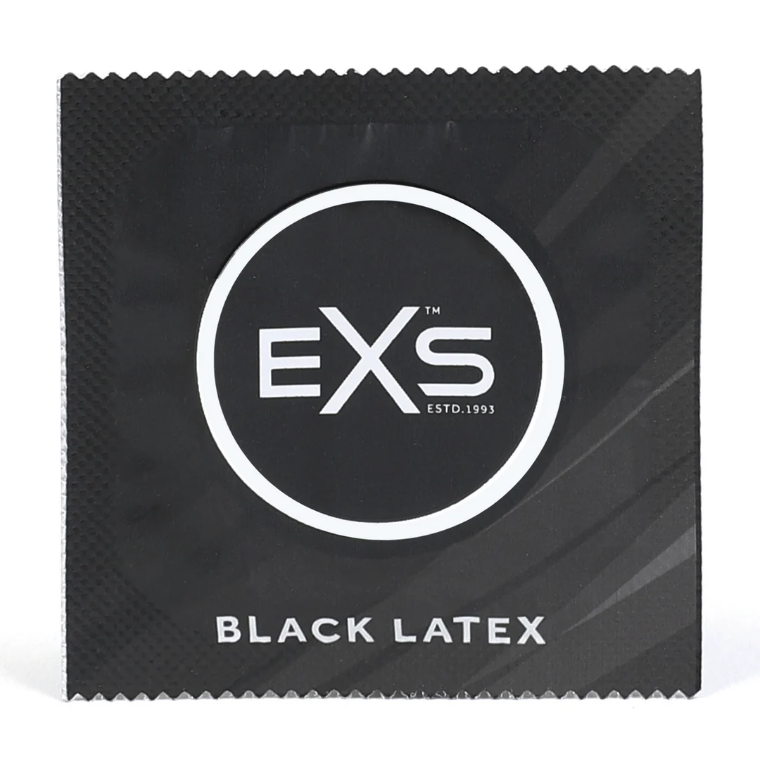 Condones EXS Black de látex, 100 unidades - Imagen 1