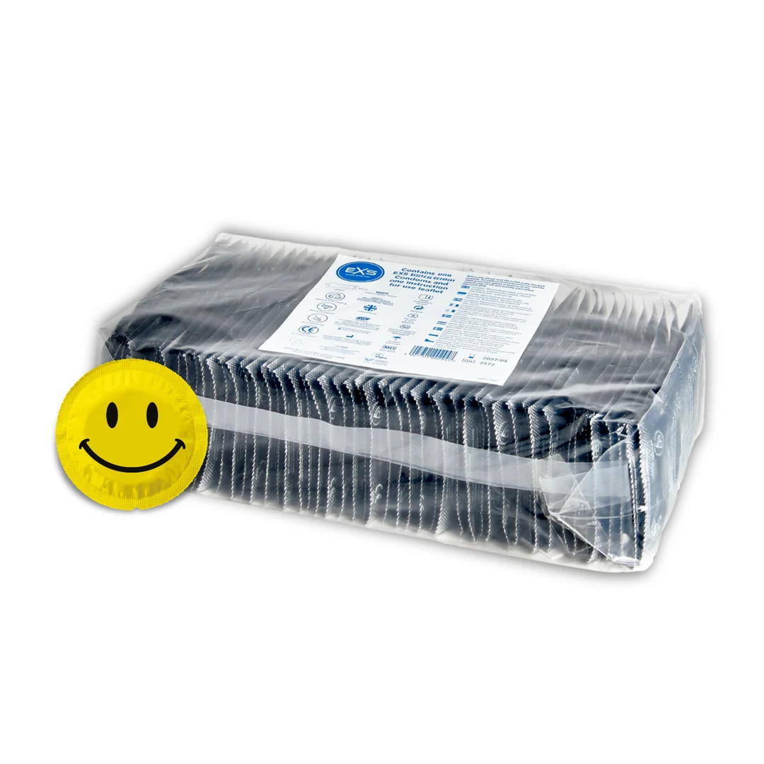 Preservativos EXS Smiley Face Regular, 100 unidades - Imagen 3