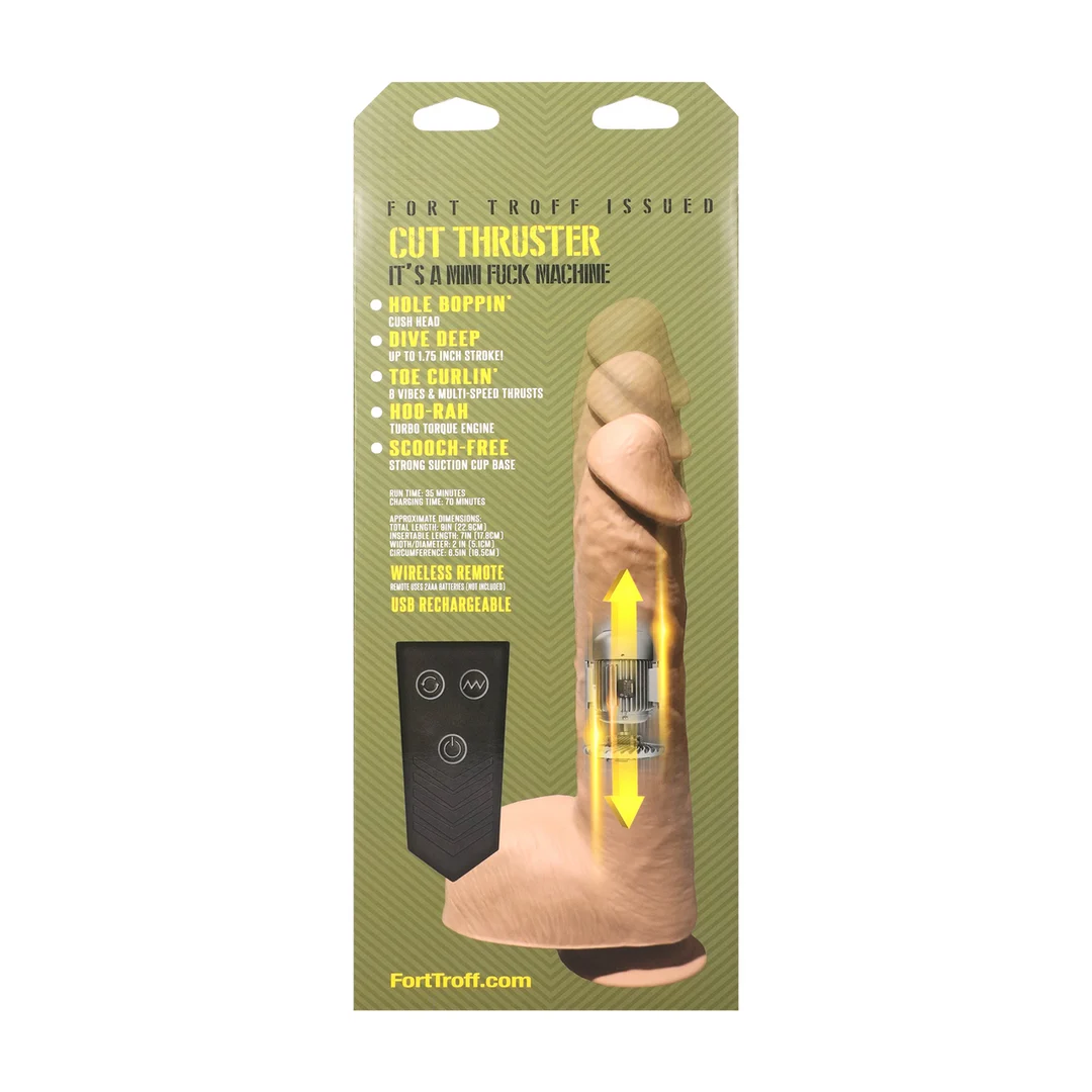 Vibrador de empuje Doc Johnson Cut Thruster - Imagen 2