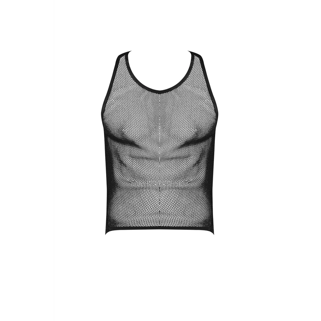 Camiseta de tirantes Male Power negra, L/XL - Imagen 3