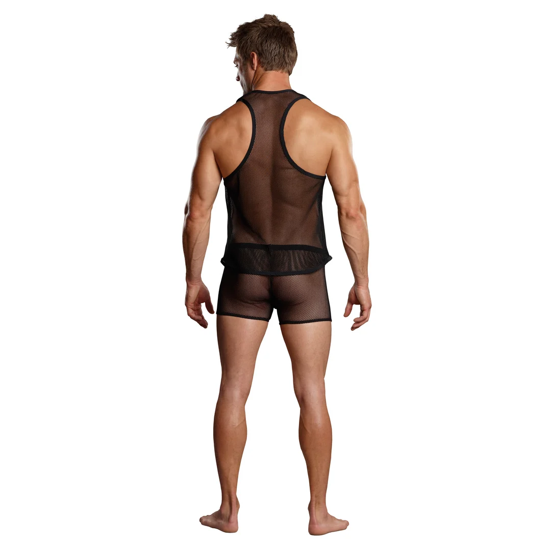 Camiseta de tirantes Male Power negra, L/XL - Imagen 5