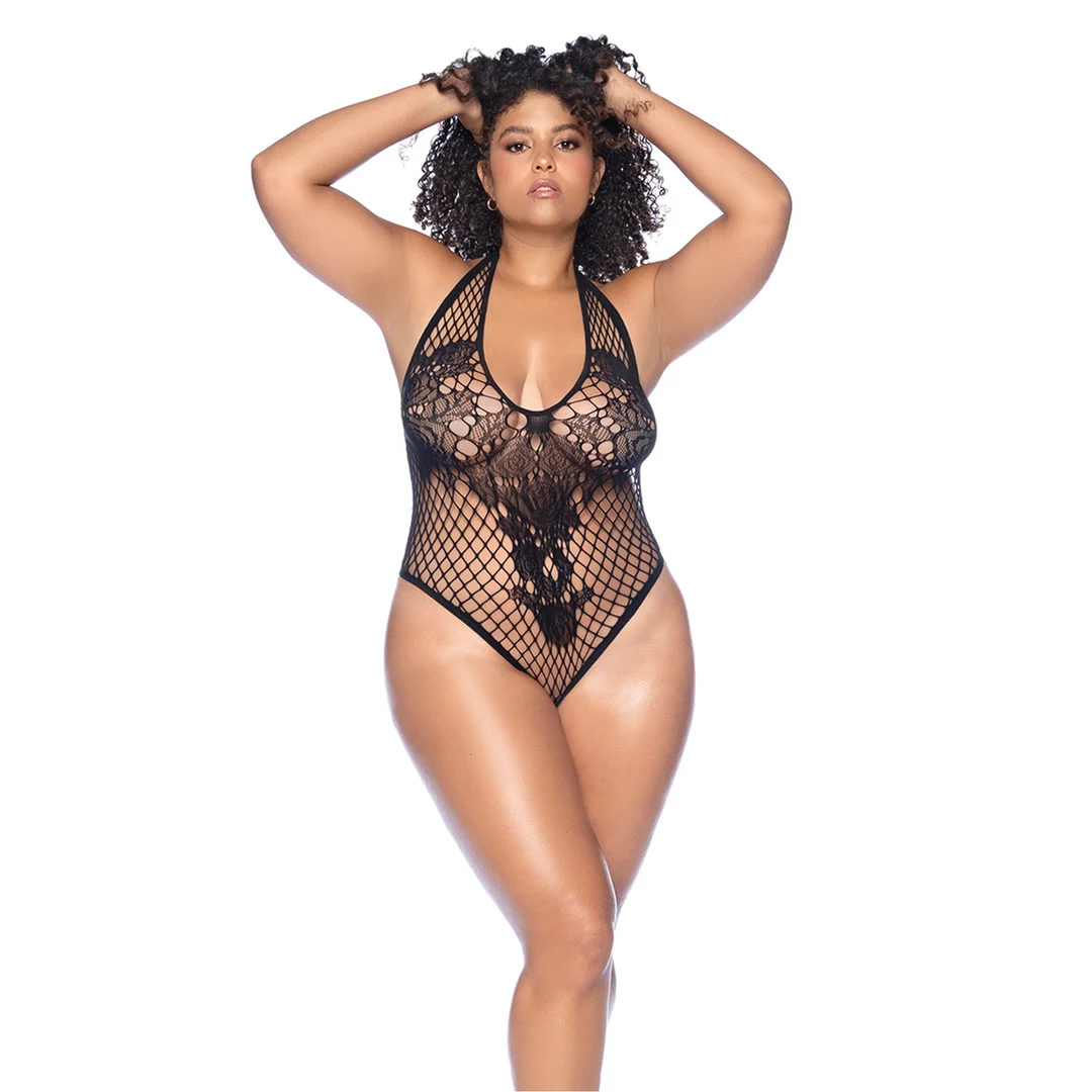 Body de rejilla con flores de Mapalé - Imagen 2