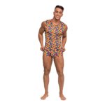 Camiseta de tirantes Fitness de Male Power con estampado arcoíris, talla S - Imagen 5