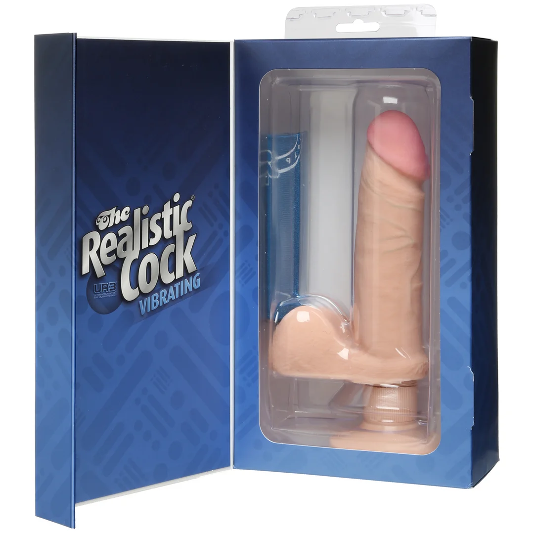 Vibrador realista de doble densidad UR3 con ventosa y varios modos de vibración, Doc Johnson - Imagen 2